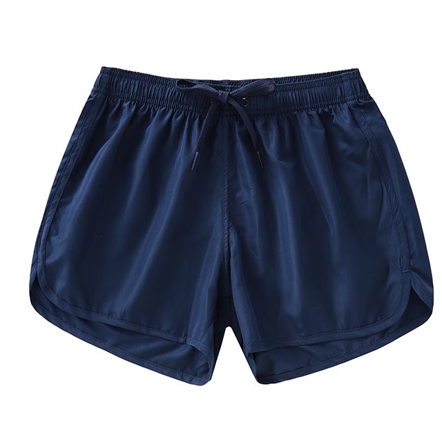 Navy Satin Shorts — Beach Shorts development sample