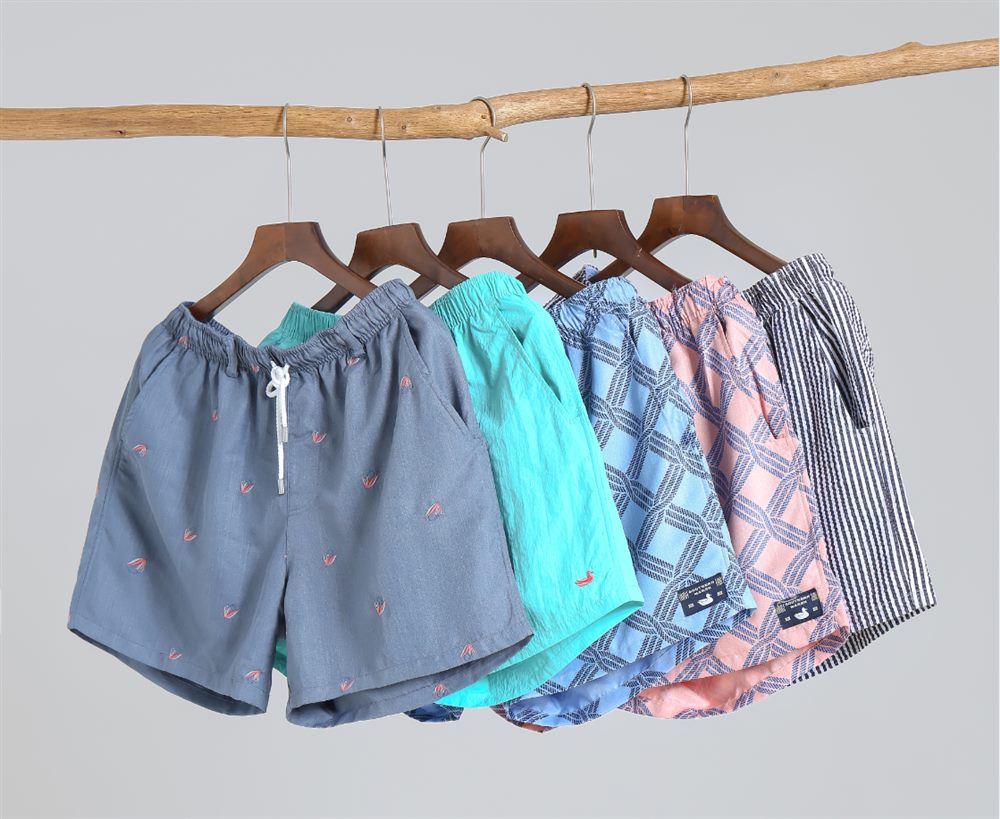 Men's Resort Shorts — Colour Range — Beach Shorts development sample