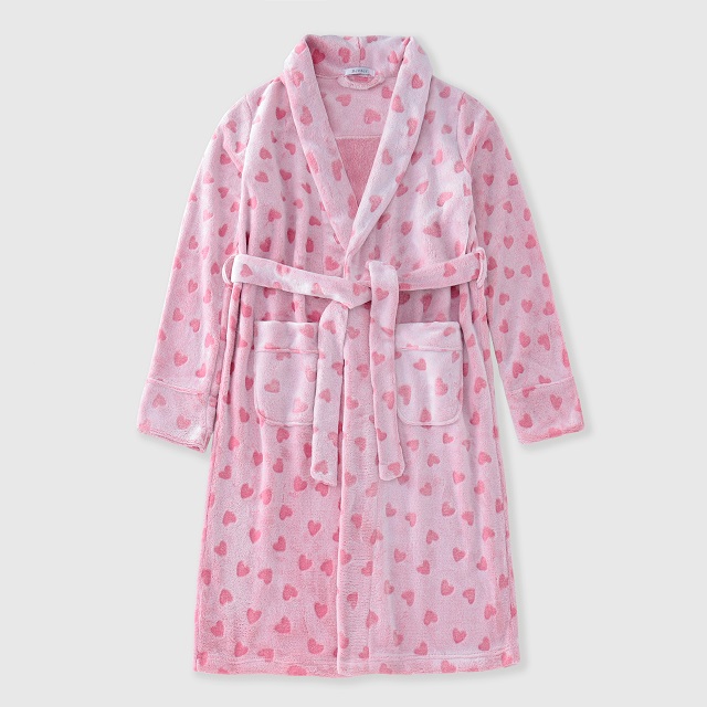 Pink Floral Bathrobe — Beach Shorts development sample