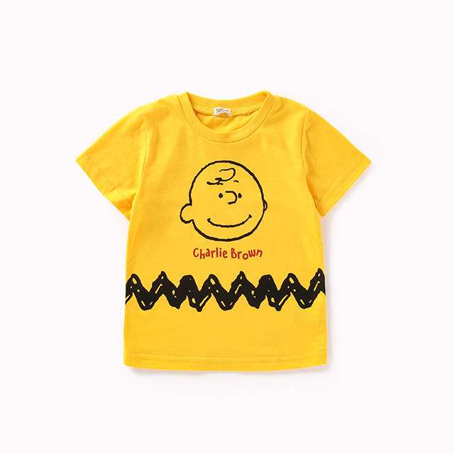 Yellow Character Tee — Children's Clothing development sample