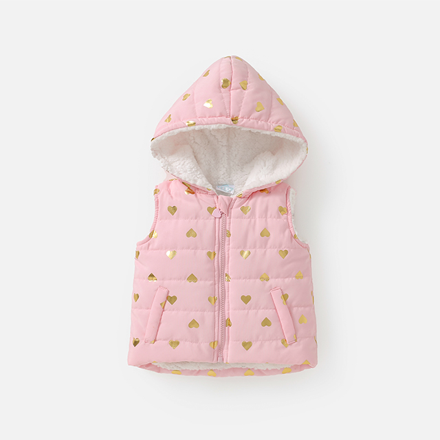 Pink Puffer Vest — Children's Clothing development sample