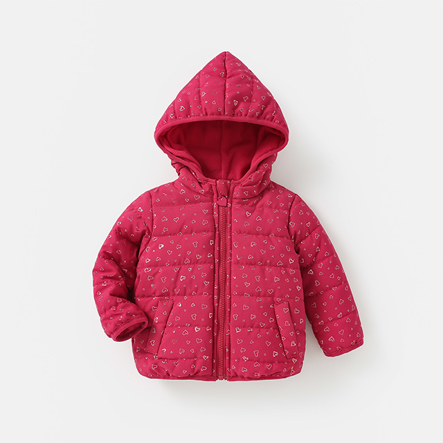 Fuchsia Padded Coat — Children's Clothing development sample