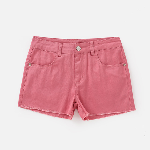 Pink Woven Shorts — Children's Clothing development sample