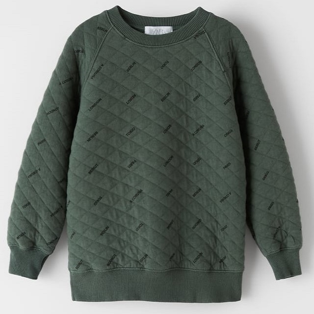 Forest Jacquard Sweater — Children's Clothing development sample